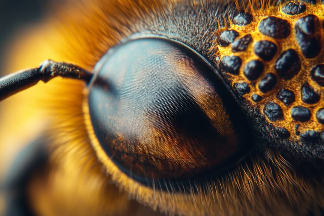 Bees close up
